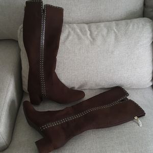 Brown Suede Boots